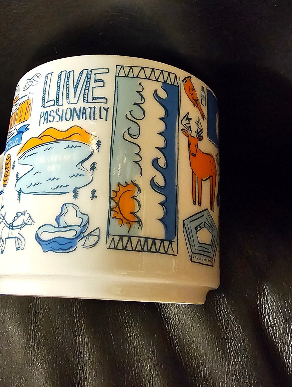 Starbucks Virginia 2018 Been There Series Collection Ceramic Coffee Mug 14oz EUC - Picture 5 of 12